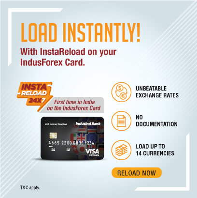 Indusind forex card online payment